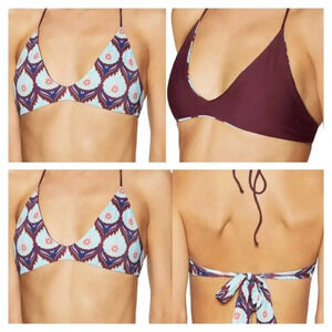 🦋B2G1🦋TAVIK DayDreamer Mon Merlot Bikini Top NWT | X-SMALL |